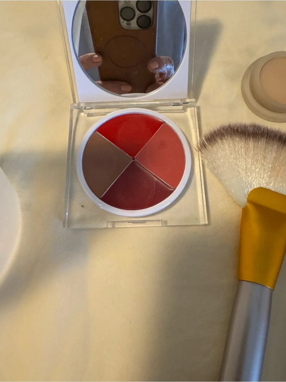 RMS Beauty Lip & Cheek Palette — Red and Brown Shades